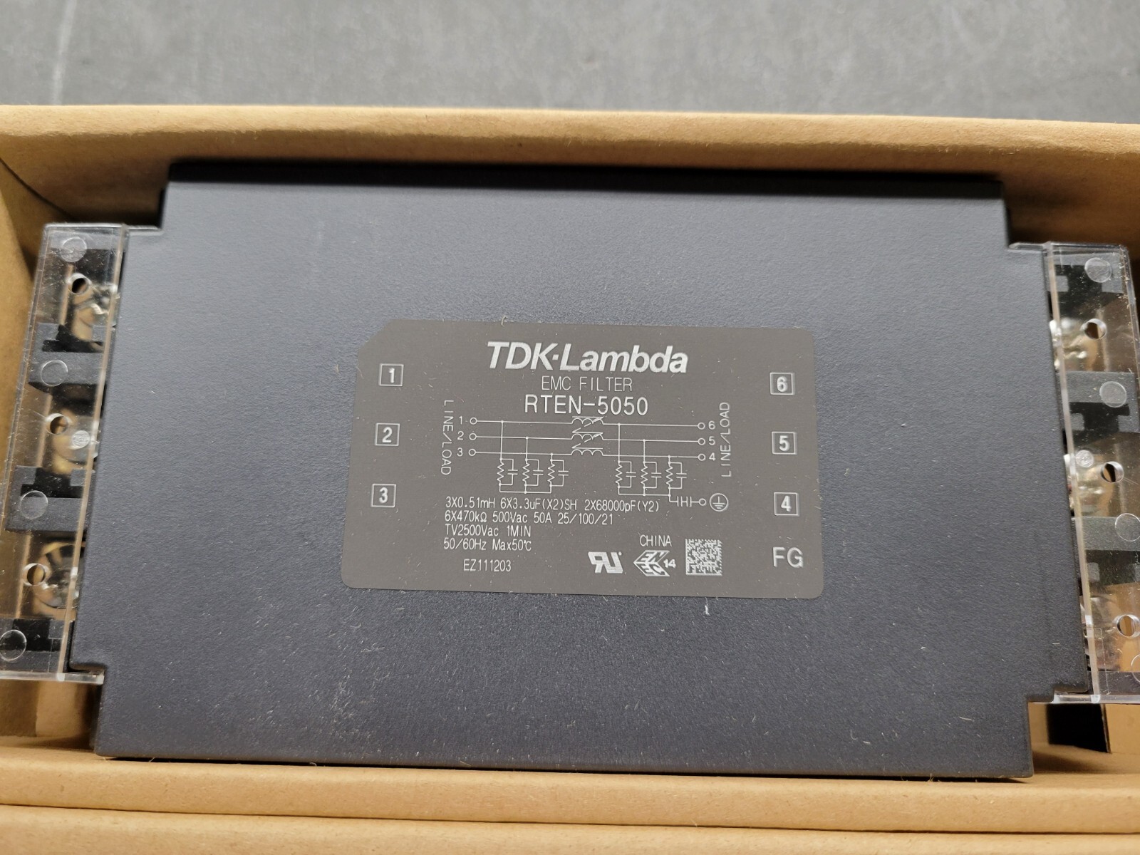 TDK-Lambda RTEN-5050 EMC Filter.