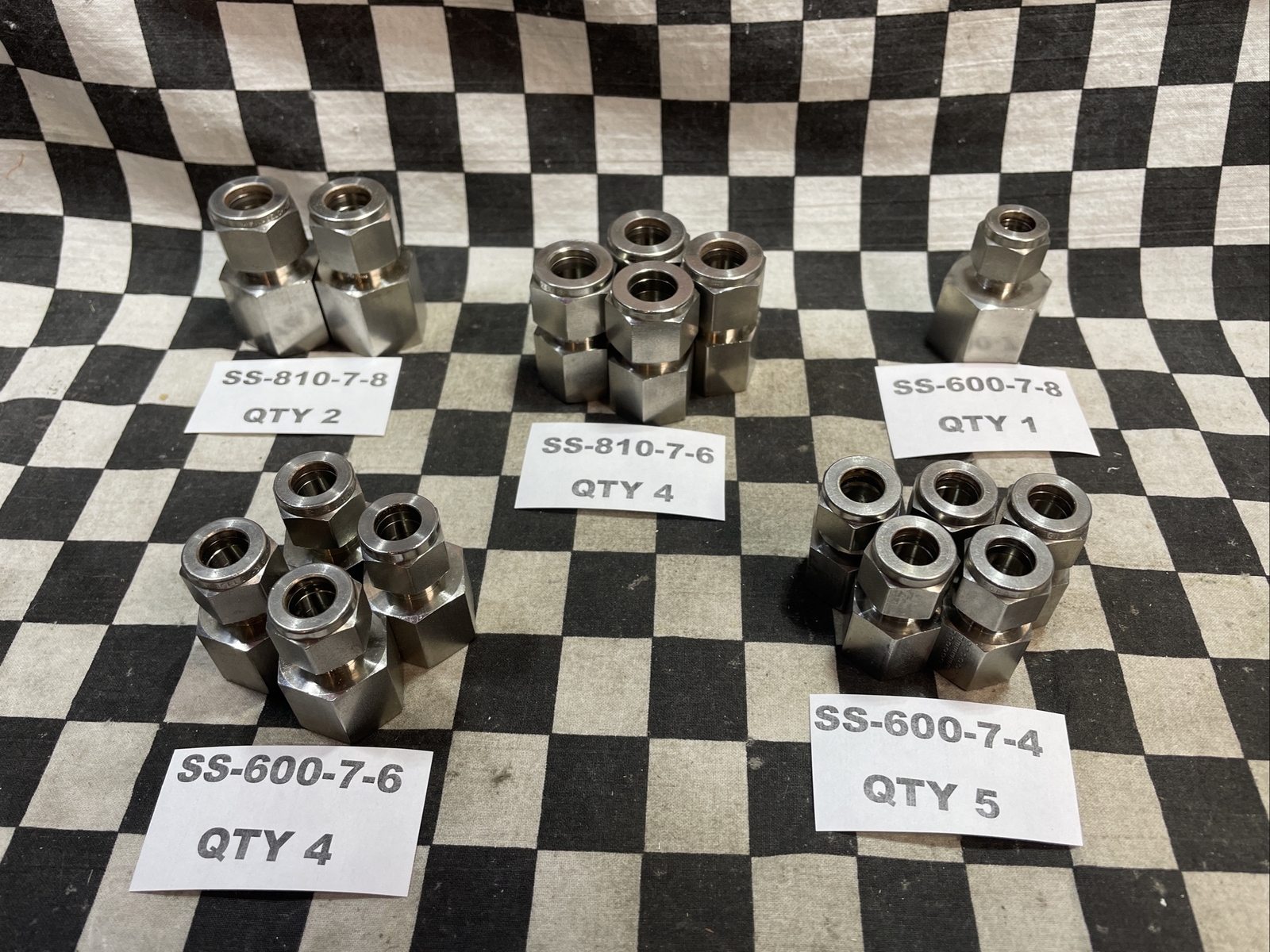 SWAGELOK SS-810-7-8 SS-810-7-6 SS-600-7-8 SS-600-7-6 SS-600-7-4, LOTOF16#1374V10