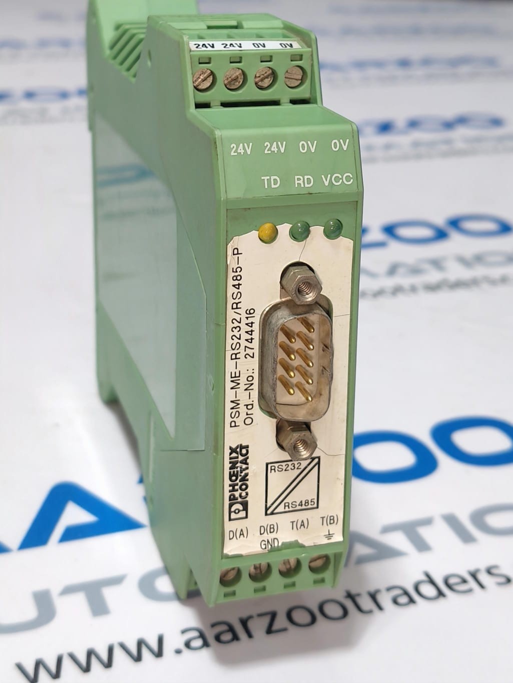 PHOENIX CONTACT PSM-ME-RS232/RS485-P RS-232 to RS-485 InterfaceConverter 2744416