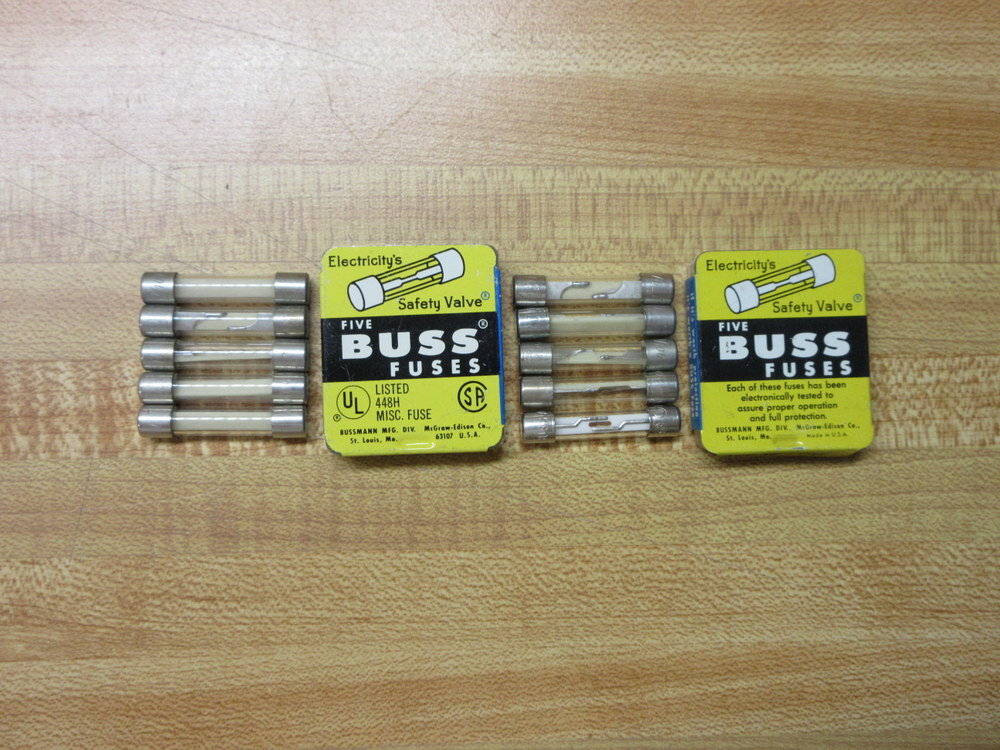 Buss AGC-1/100 Bussmann Fuse Cross Ref 1BX99 (Pack of 10)