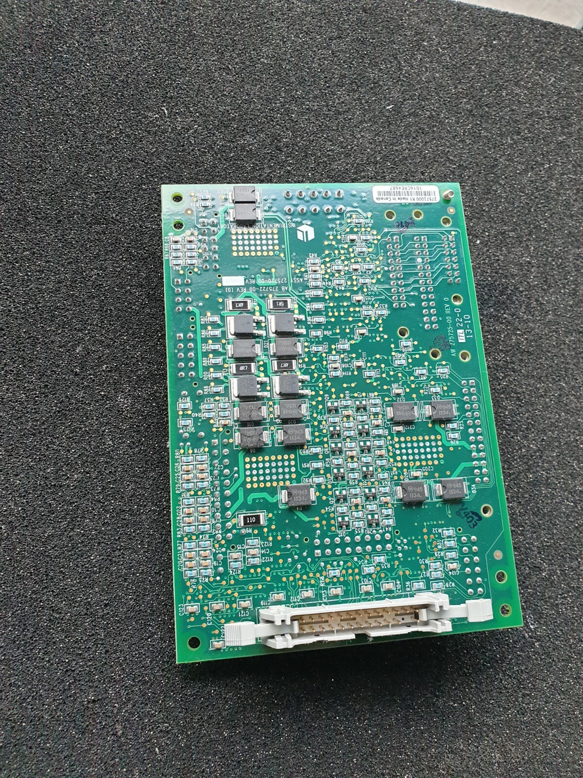 INSTRUMENTATION LABORATORY 27572000 R1 275722-00 REV 0 CONTROL BOARD (IN31S1B1)