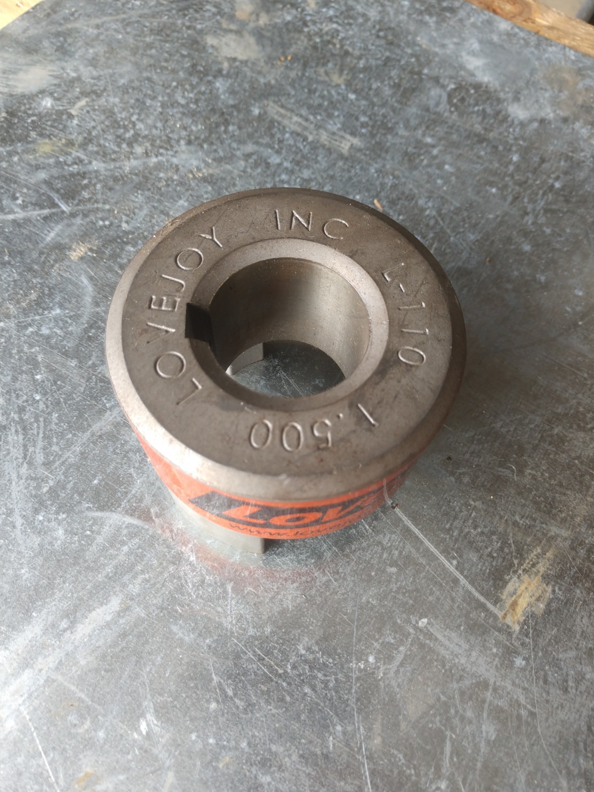 LOVEJOY JAW COUPLING HUB L-110 1.500″ 1-1/2″ BORE BRAND NEW NOS