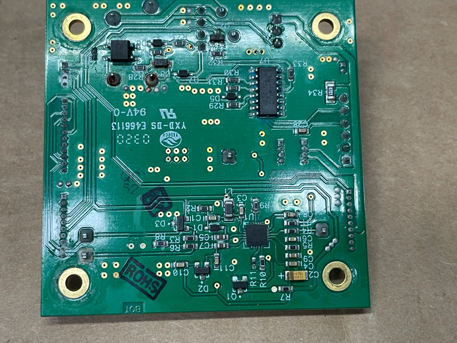 Insight Vision ISV HUB BOARD for Opticam Command Module 2016 REV C