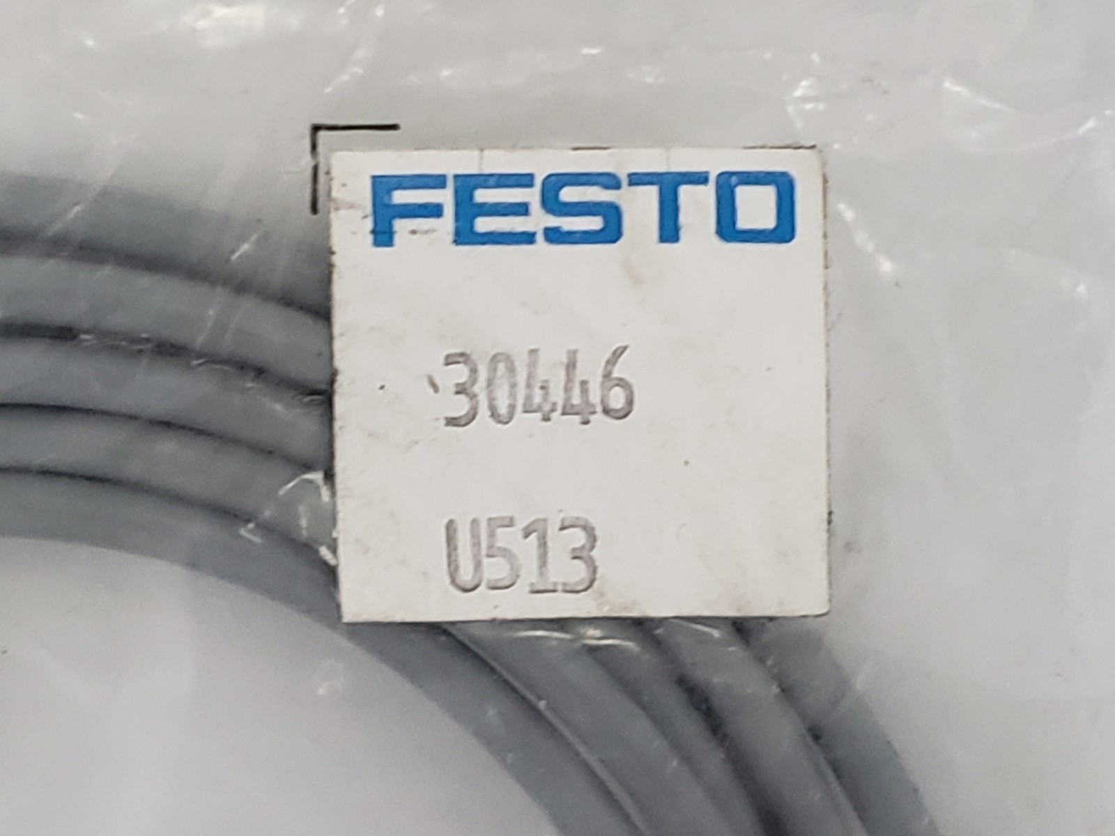 FESTO KMYZ-1-24-2.5 PLUG SOCKET W/CABLE 2 WIRE (30446 U513) NIB