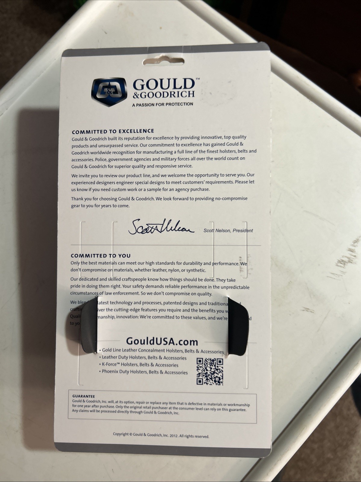 Flashlight Case Hi-Gloss Duty H672-4CL GOULD & GOODRICH
