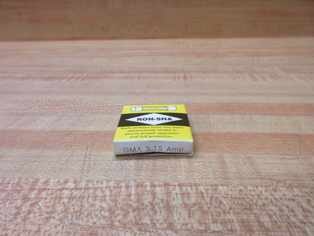 Ron-Sha GMA-3.15 Fuse Cross Ref 1CJ39 Fine Wire Element (Pack of 5)