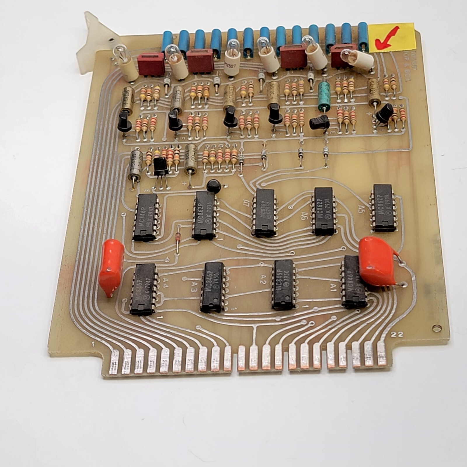 AS-IS BAD BULB – DOVER ELEVATOR 105251 TOP & BOTTOM BOT. CIRCUIT BOARD