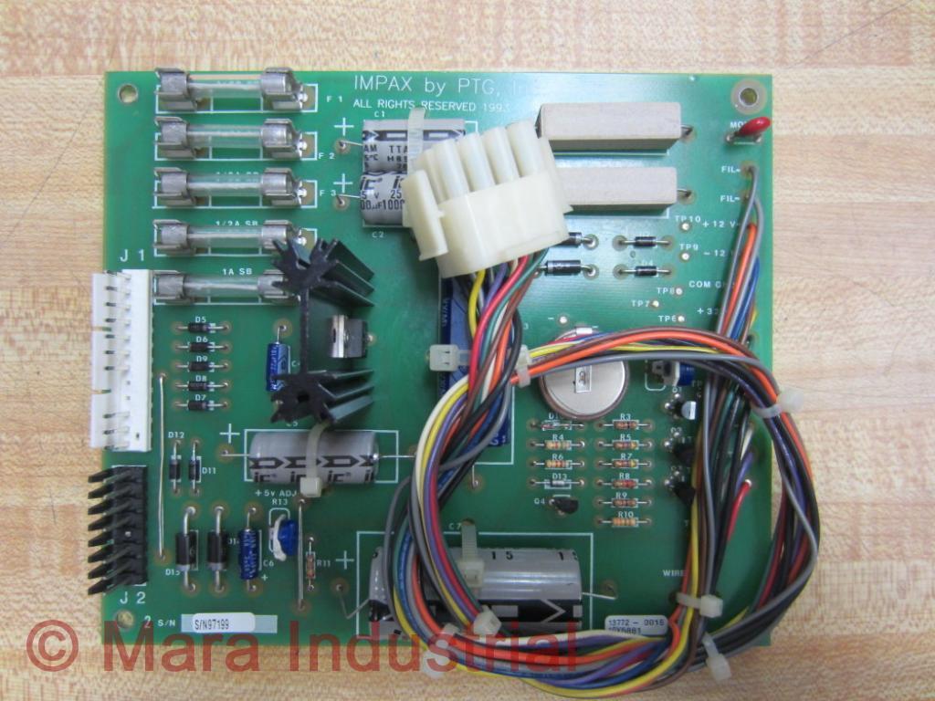 Impax 84-00025 Circuit Board 8400025 Rev E
