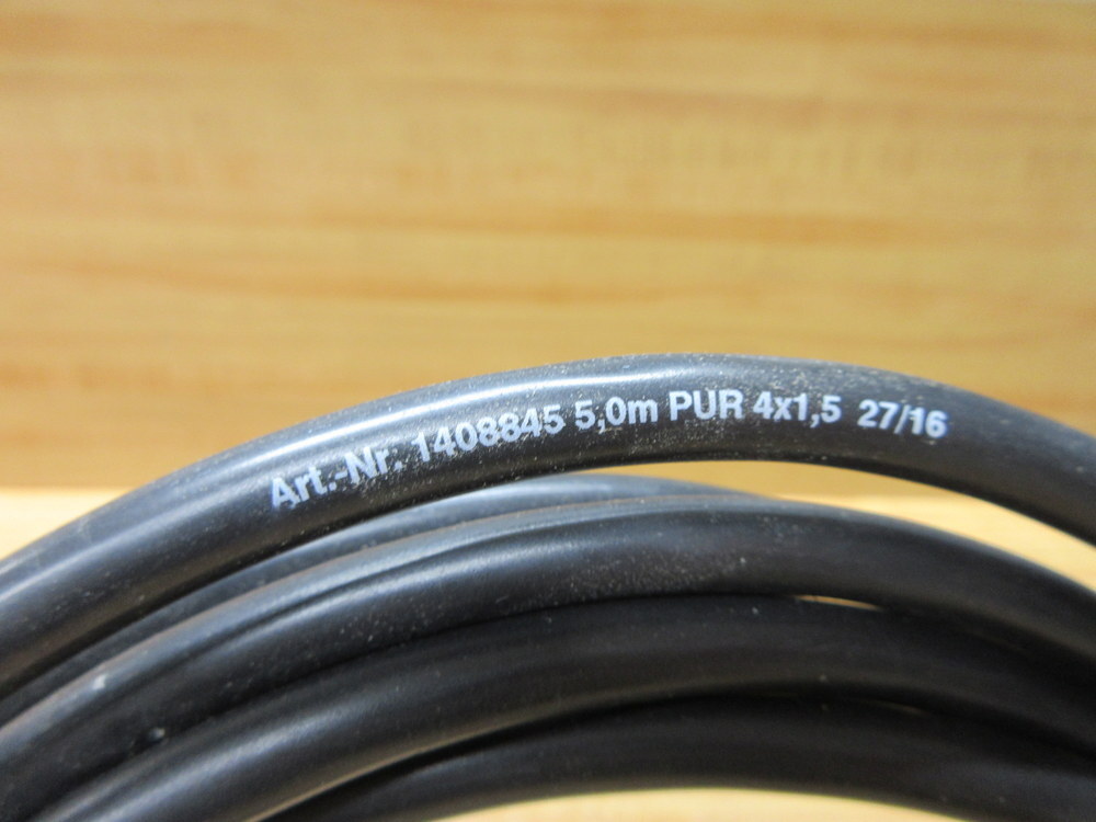 Phoenix Contact SAC-4P-5.0-PUR/M12FSS PE Power Cable 1408845