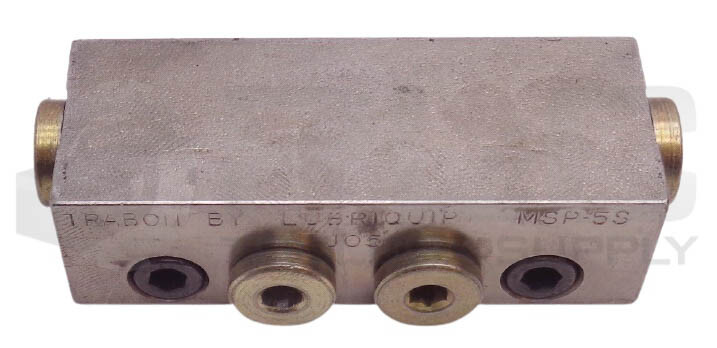 NEW LUBRIQUIP TRABON MANZEL MSP-5S DIVIDER VALVE
