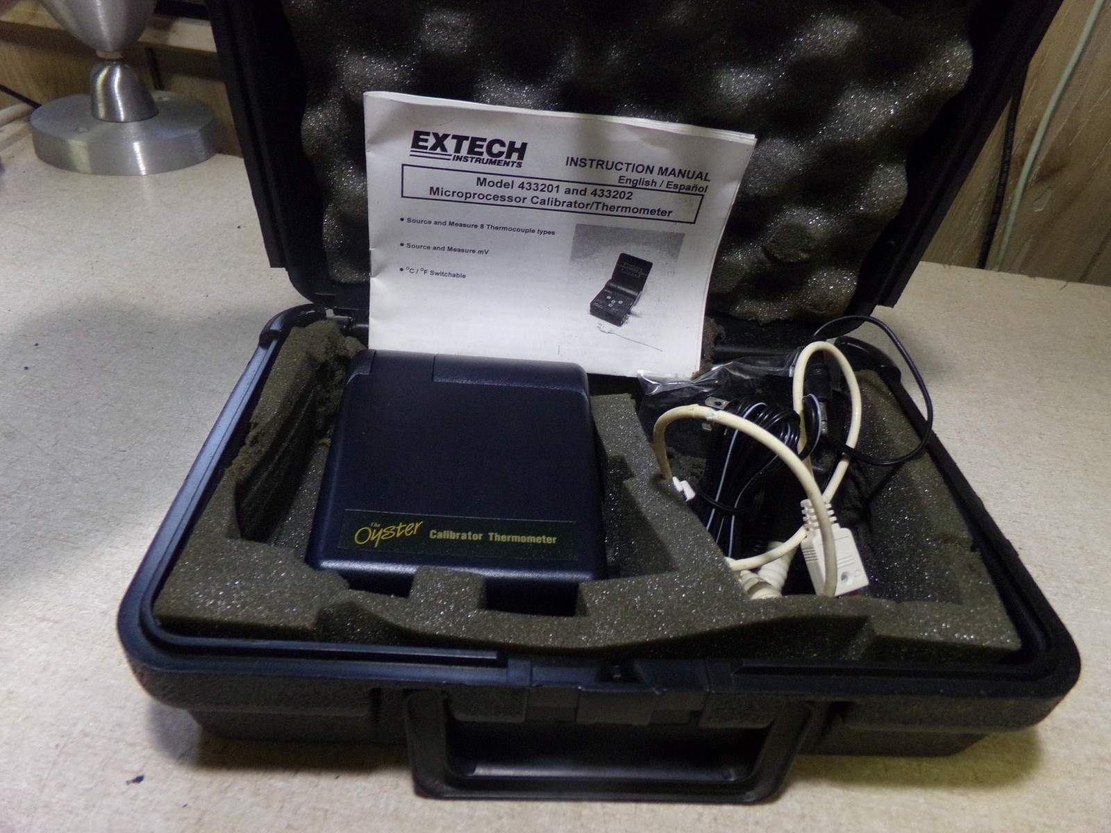 Extech Model 433201 433202 Oyster Calibrator Thermimeter *FREE SHIPPING*