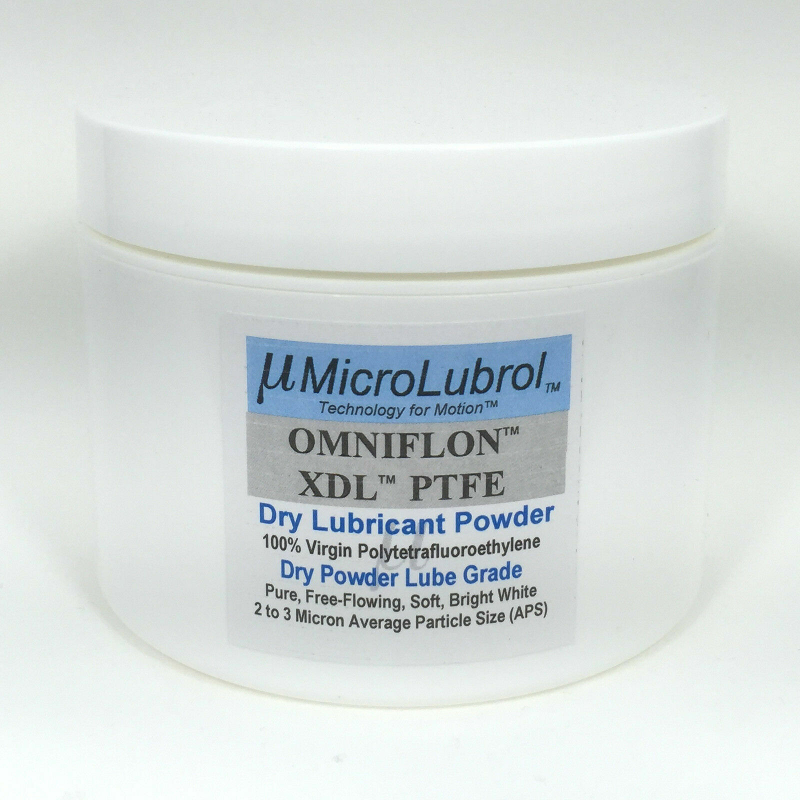 8 oz MICROLUBROL OMNIFLON XDL Virgin PTFE Dry Lubricant Powder 2-3 µm FREE BRUSH