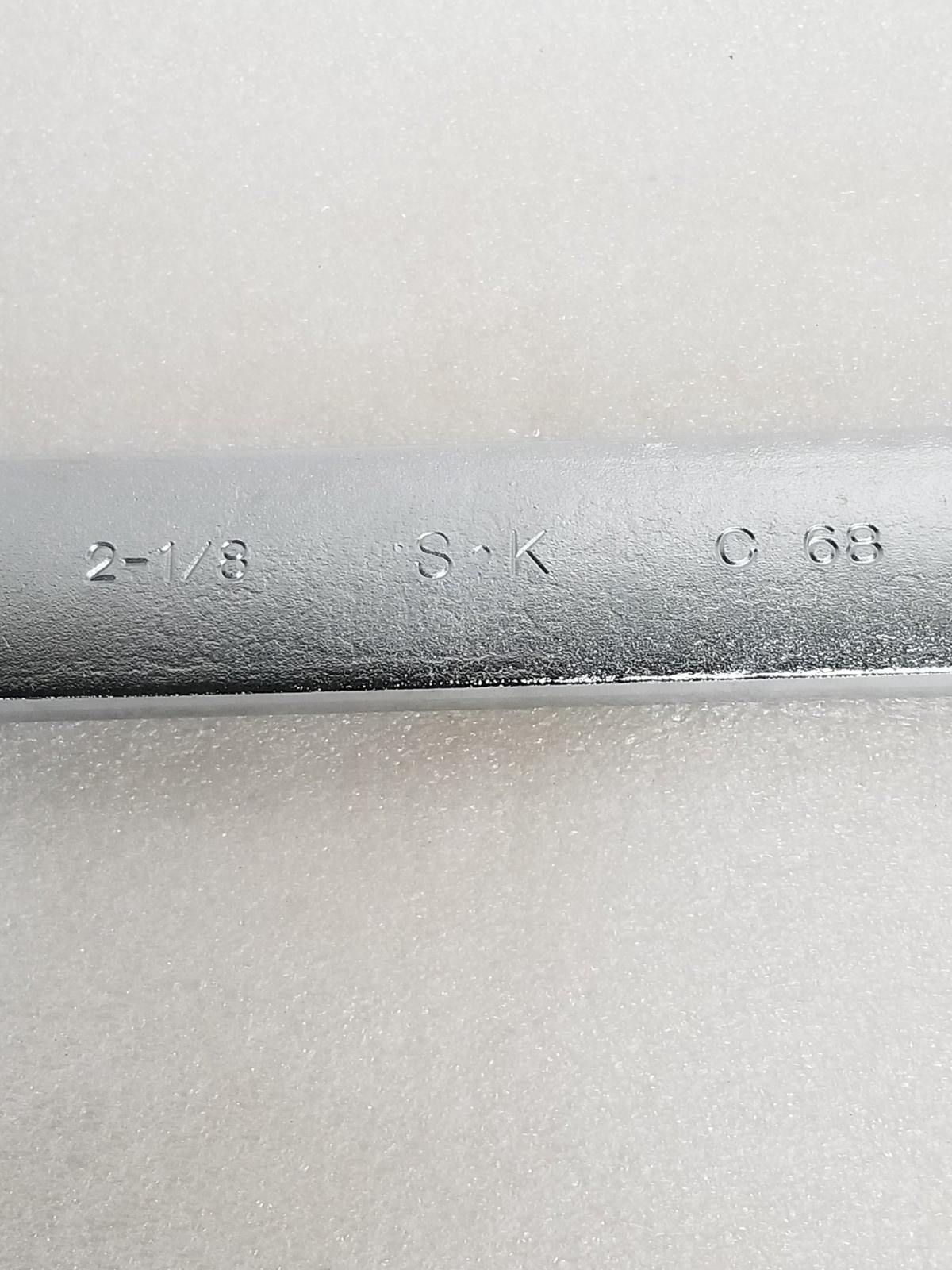 S-K Tools C68 Combination Wrench 2-1/8″ SurGrip 12-Point 28″-OAL Made in USA