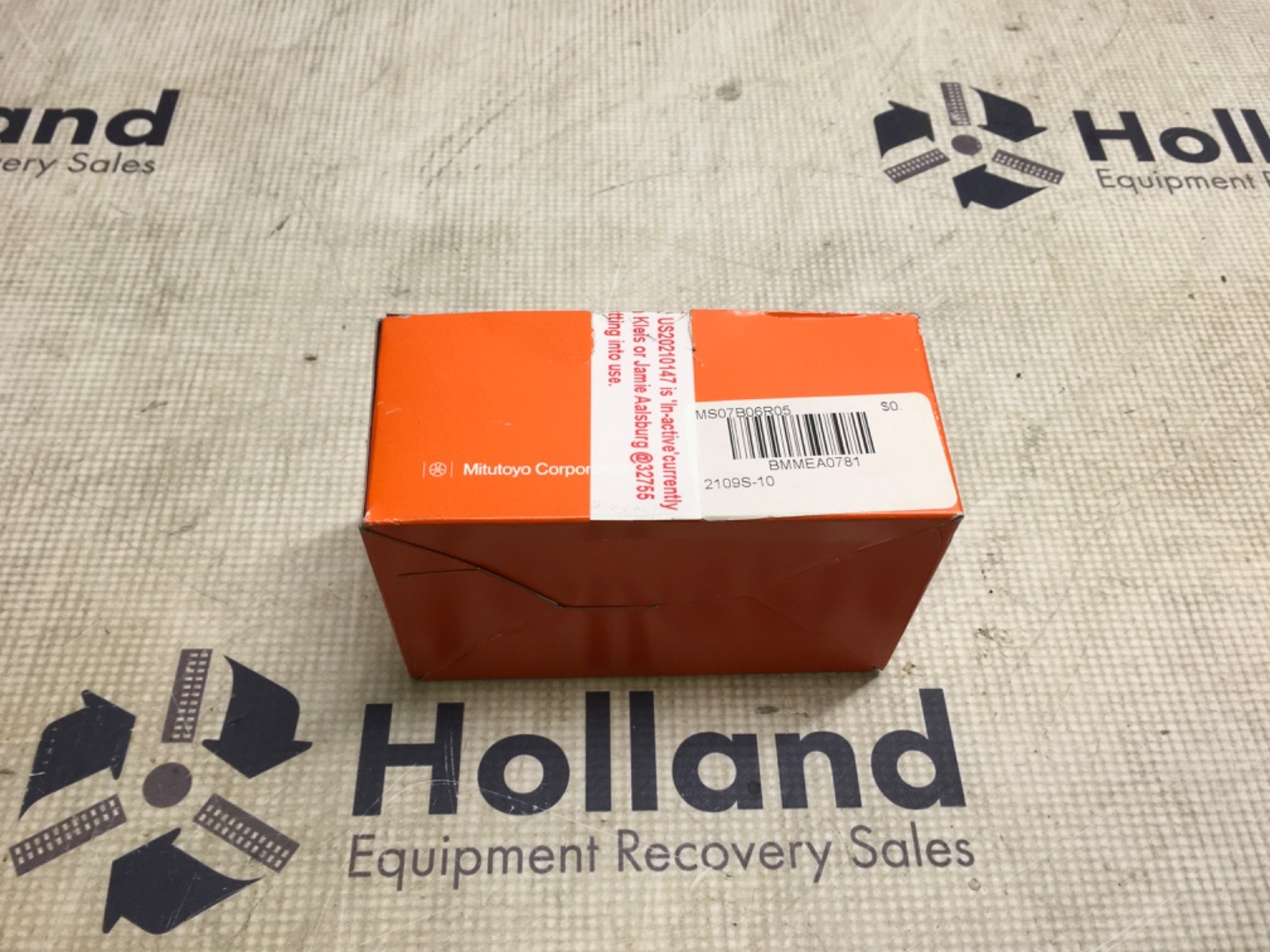 Mitutoyo dial gauge, 2109S-10, NOS, LG-4347