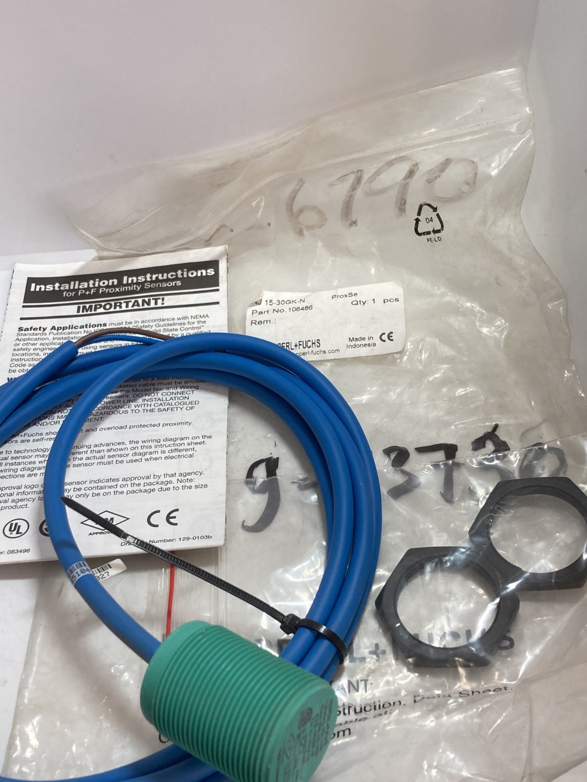 PEPPERL+FUCHS NJ15-30GK-N PROXIMITY SENSOR 5-25VDC NIB