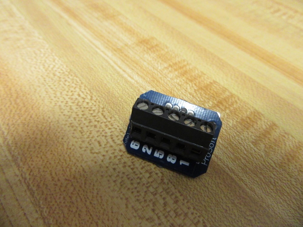 Prosoft 1454-9F Edge Connector Assembly 14549F Black 5 Pin