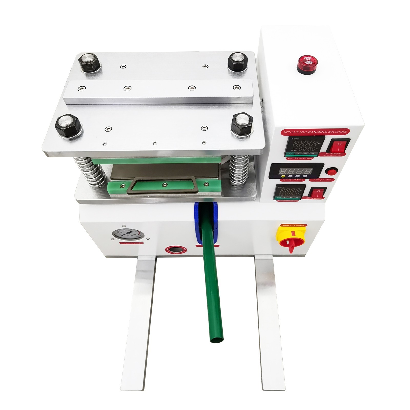 110V 1500W Vulcanizing Machine 50-350℃ Desktop Flat Plate for Rubber Plastic