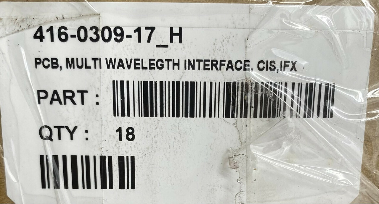QTY 18 CUMMINS ALLISON 416-0309-17_H PCB MULTI WAVELENGTH INTERFACE, CIS, IFX