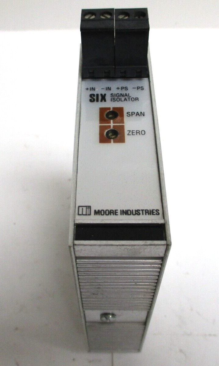MOORE INDUSTRIES, SIX/4-20MA/4-20MA/12-42DC , SIX SIGNAL ISOLATOR , SURPLUS