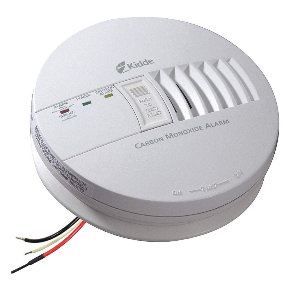 KIDDE KN-COB-IC CO2 Alarm,AA,Alkaline,Electrochemical 1XTH1