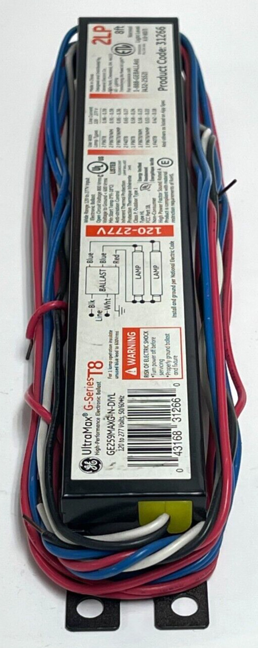 GE ELECTRONIC GE259MAXG MULTI-VOLT ELECTRONIC BALLAST