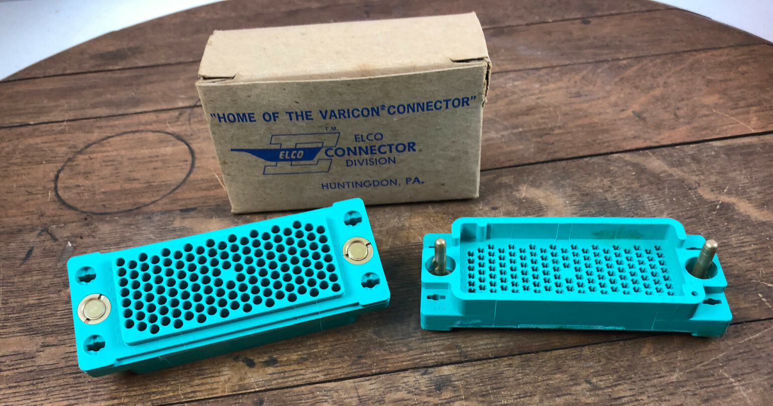 NOS Lot of 2 Elco Connectors #2