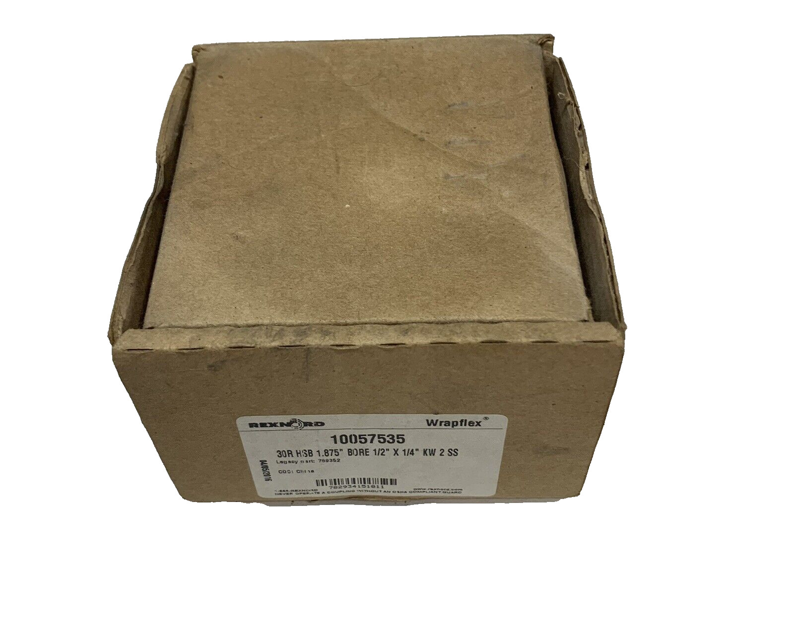 Rexnord 789352 30R HSB Hub 1.875 Bore 1/2 x 1/4 KW Wrapflex