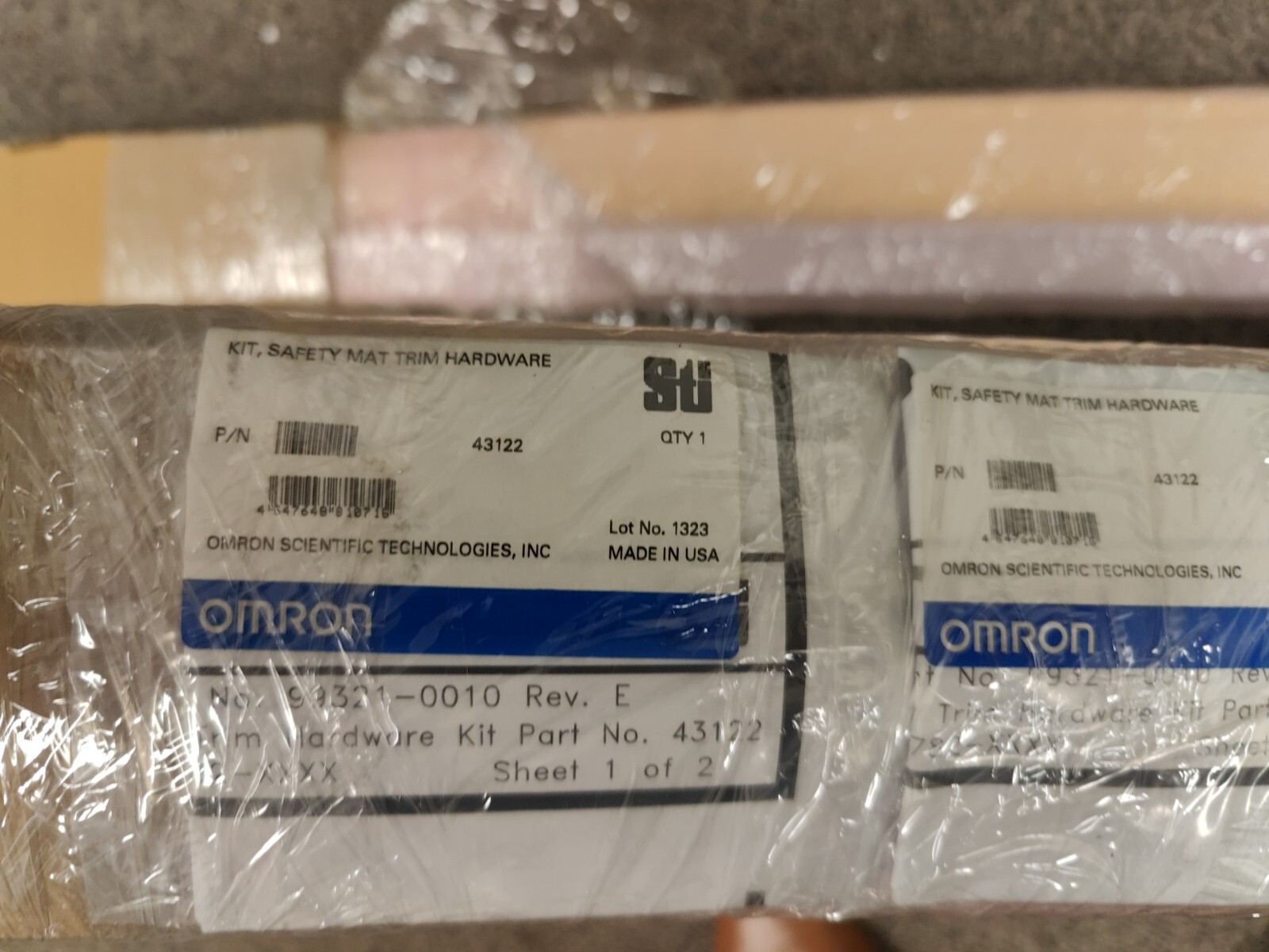 New STI 99321-0010 Safety Mat Omron Trim 43122 Kit