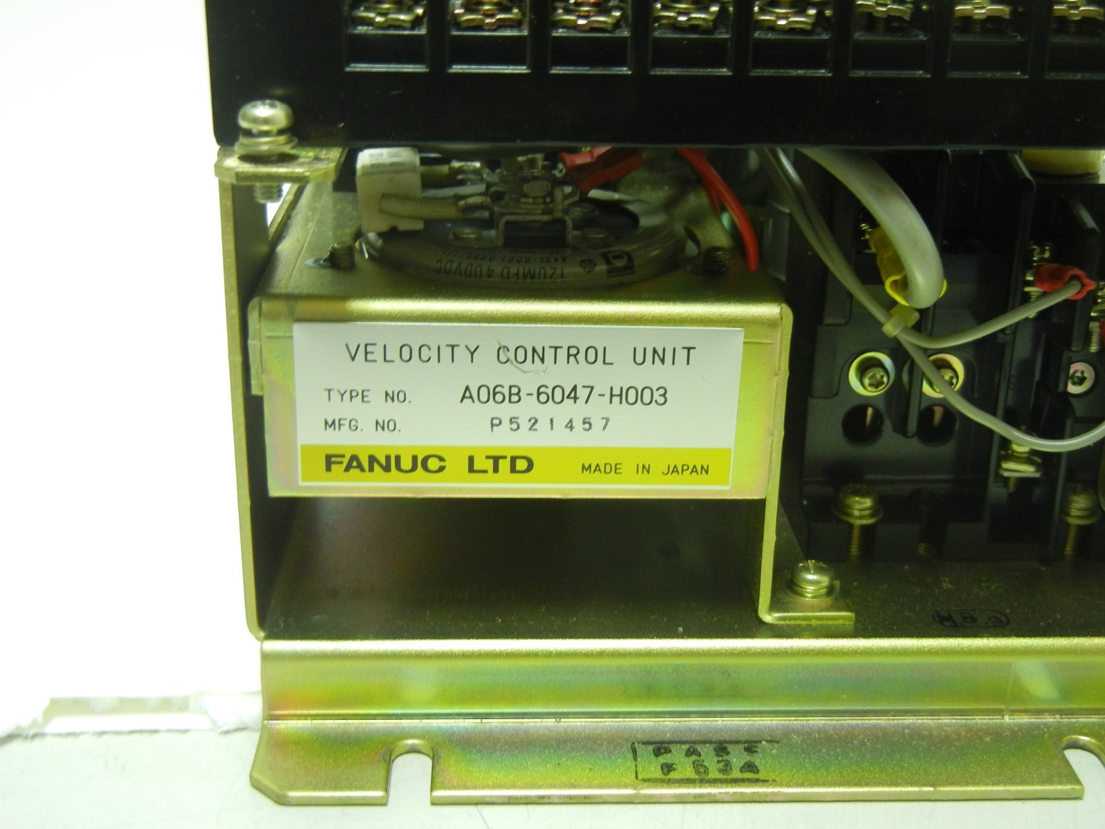 FANUC A06B-6047-H003 USED VELOCITY CONTROL UNIT A06B6047H003