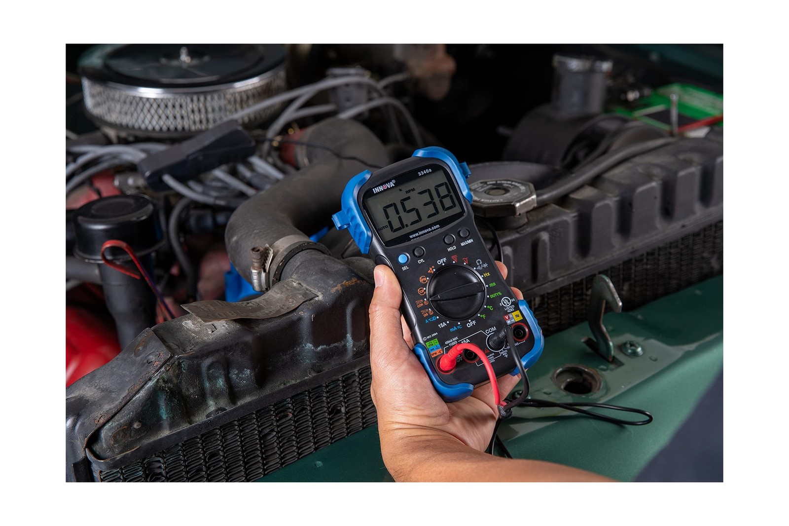 Innova 3340 Professional Automotive Digital Multimeter, Black