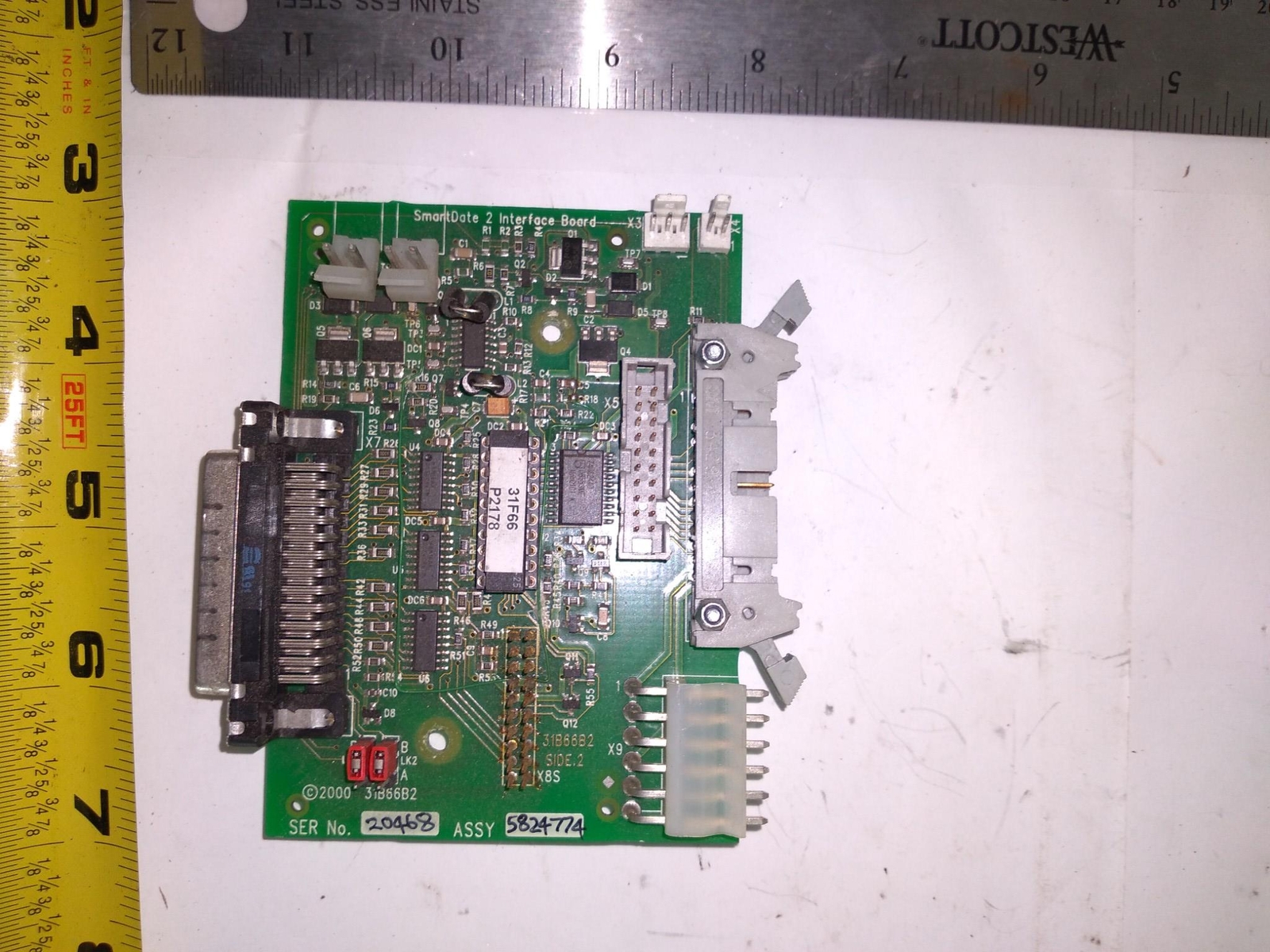 SMARTDATE 2 INTERFACE BOARD 20468 31B66B2 5824774