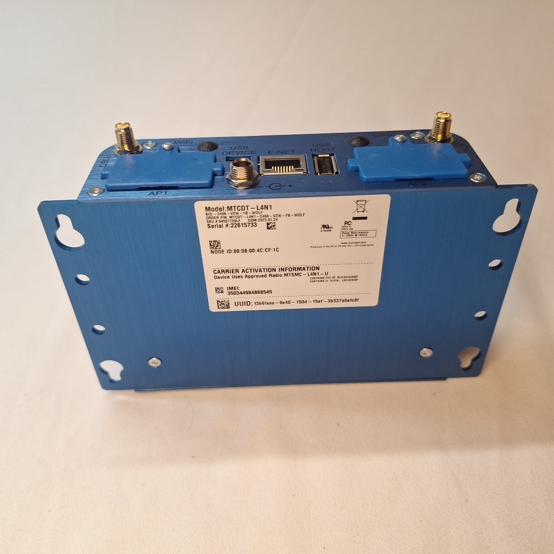 MULTITECH 94557720LF Conduit Gateway MTCDT-L4N1-240A-VZW-FB-WOLF