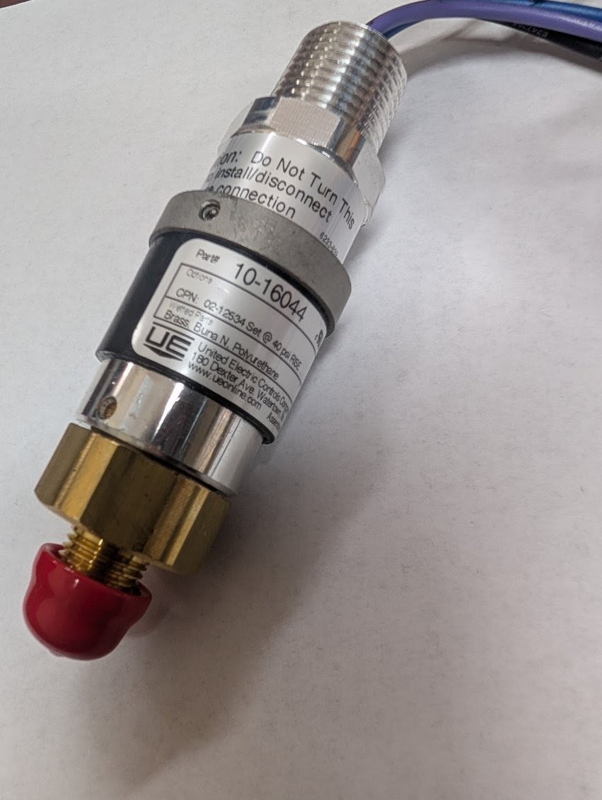 Fike United Electric Controls 10-16044 Discharge Pressure Switch 10-15