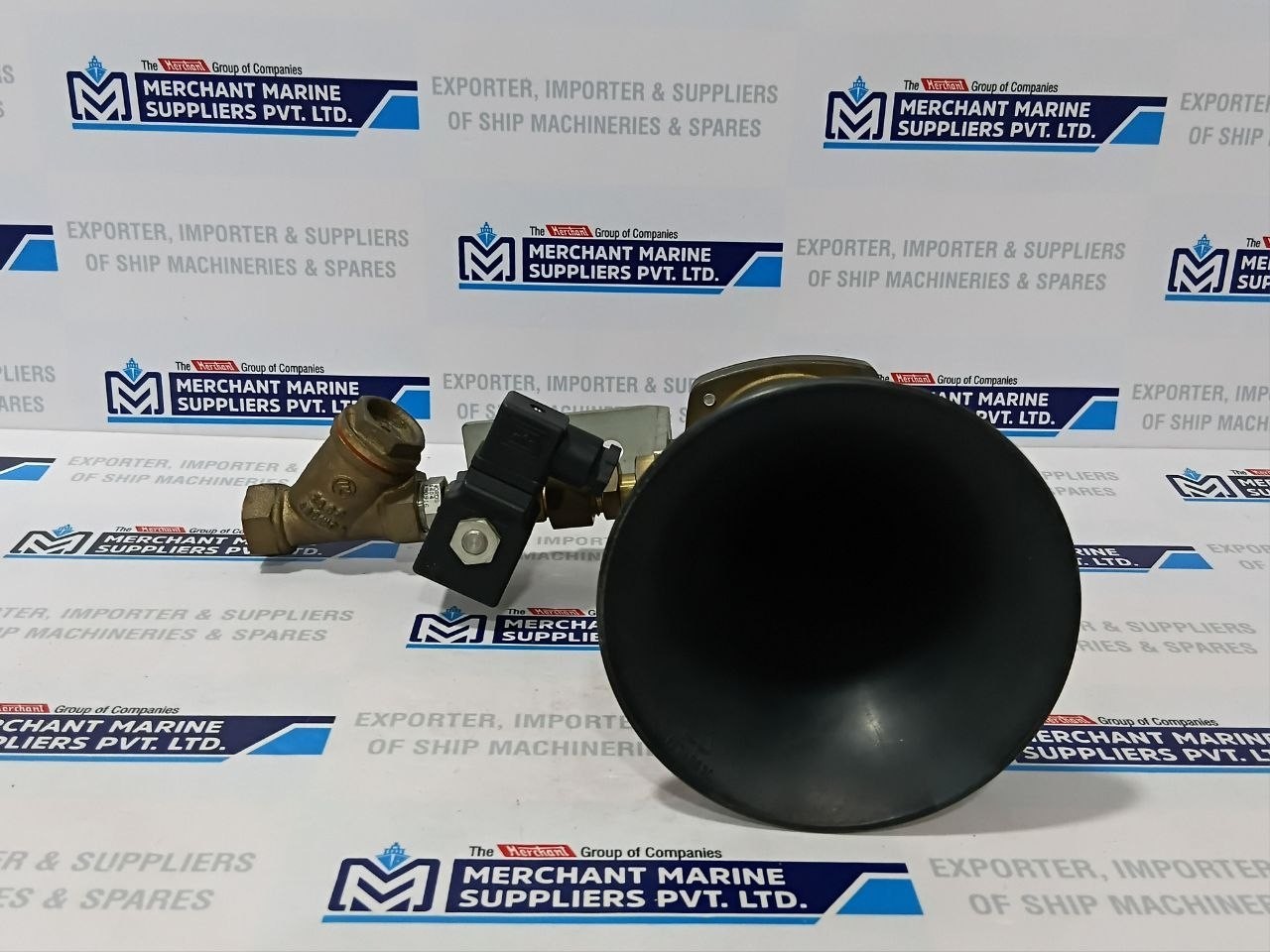 Kockum Sonics Tyfon MKT 75/660 Sweden AirHorn with Solenoid Valve