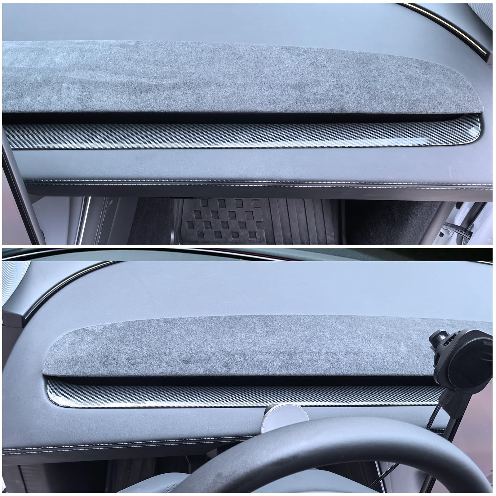 Dashboard Cover Wrap for 2025-2026 Model Y Juniper 2024-2026 Model 3 Highland…