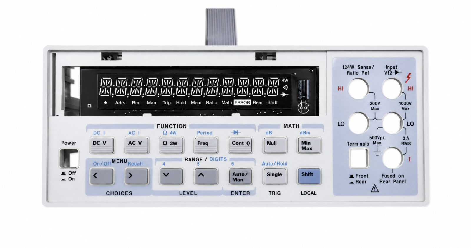 HP / Agilent / Keysight 34401A VFD to Dual Color LED Display Replacement