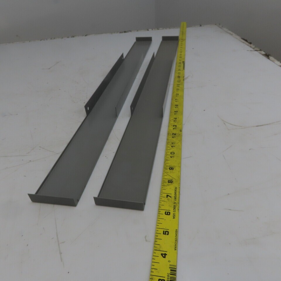 Stanley Vidmar 5-100-340-21 30″ Cabinet Metal Base Cover Gray Lot of 2