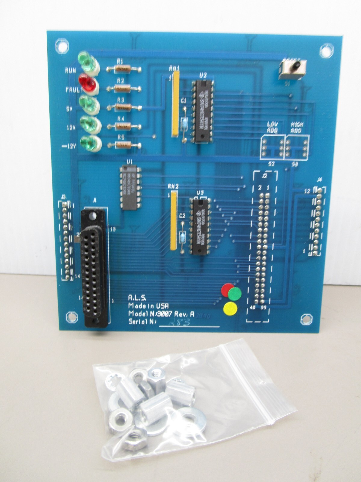 ALS 3007 Rev.A 3890 Control Board for iRTU 3000 Remote Terminal Unit