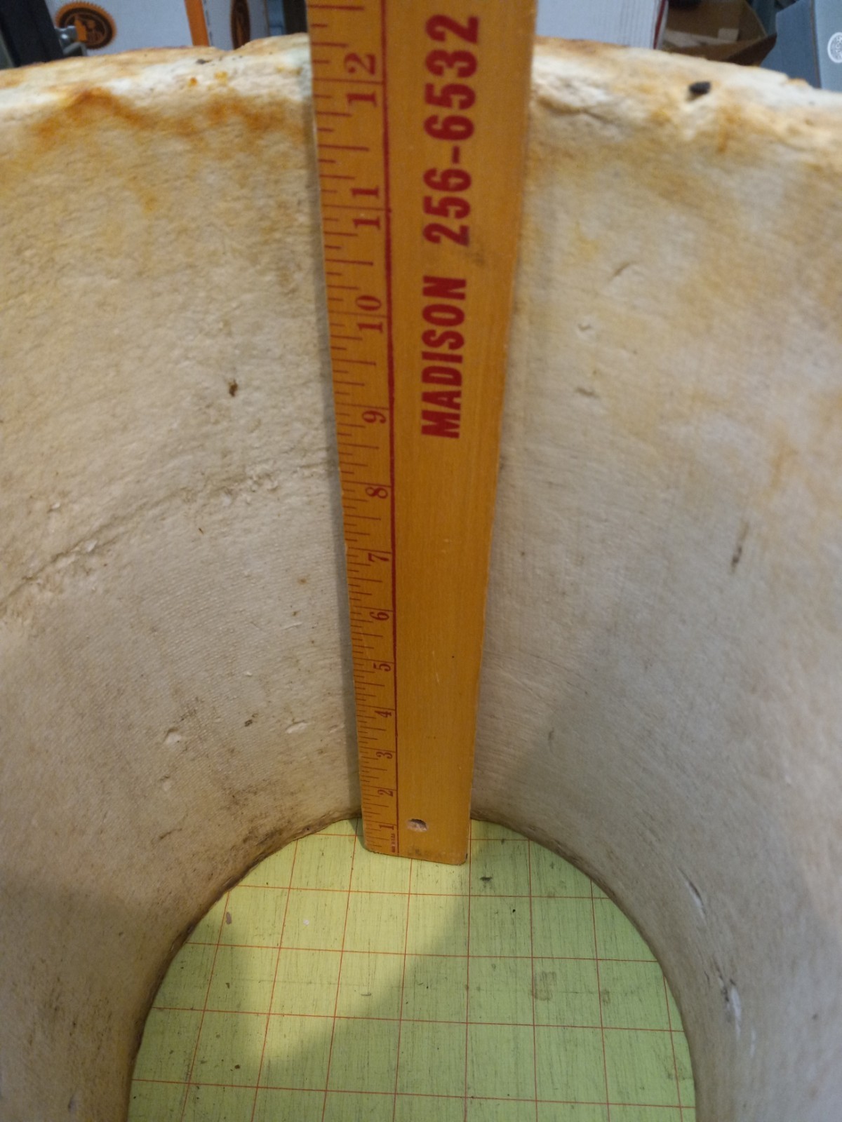 Wall Refractory tube outside dia. 10 ” by 12″ wall thickness 1″