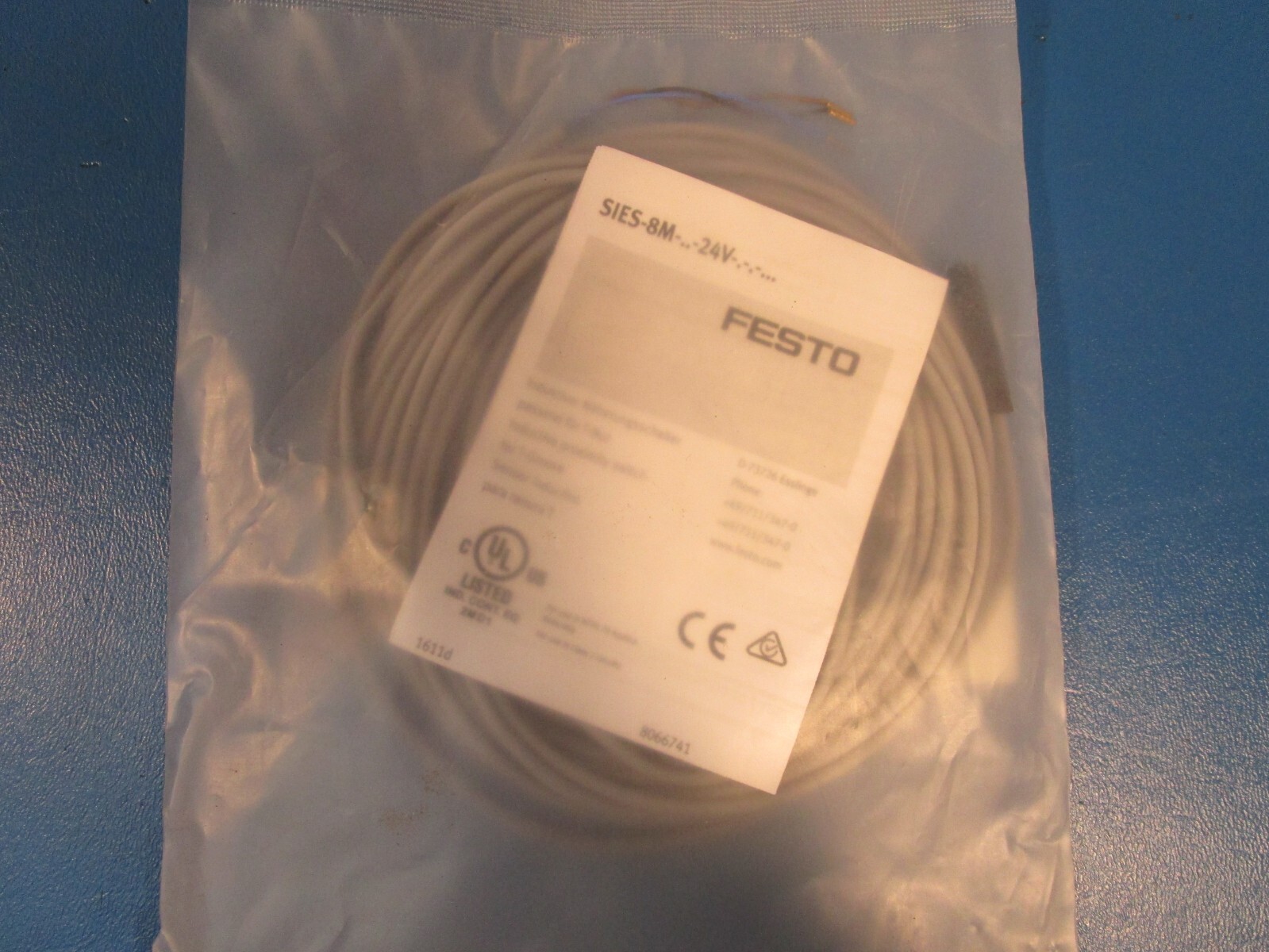 FESTO SIES-8M-PS-24V-K-7,5-OE, 551386 Proximity sensor, INDUCTIVE, WITH CABLE