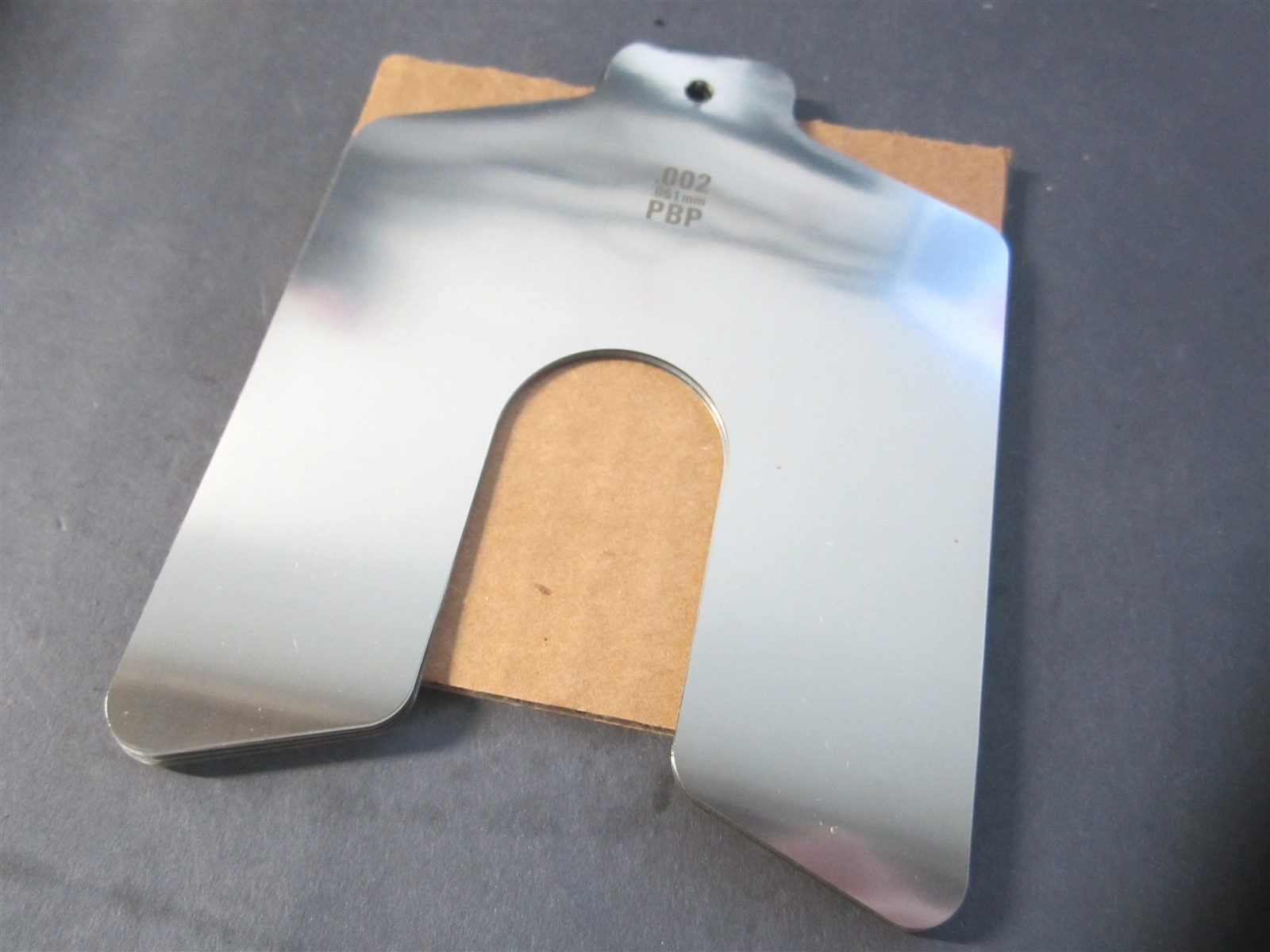 Precision Brand (424104) .002″ Gauge 4 x 1-1/4″ Stainless Slotted Shims – Qty 20