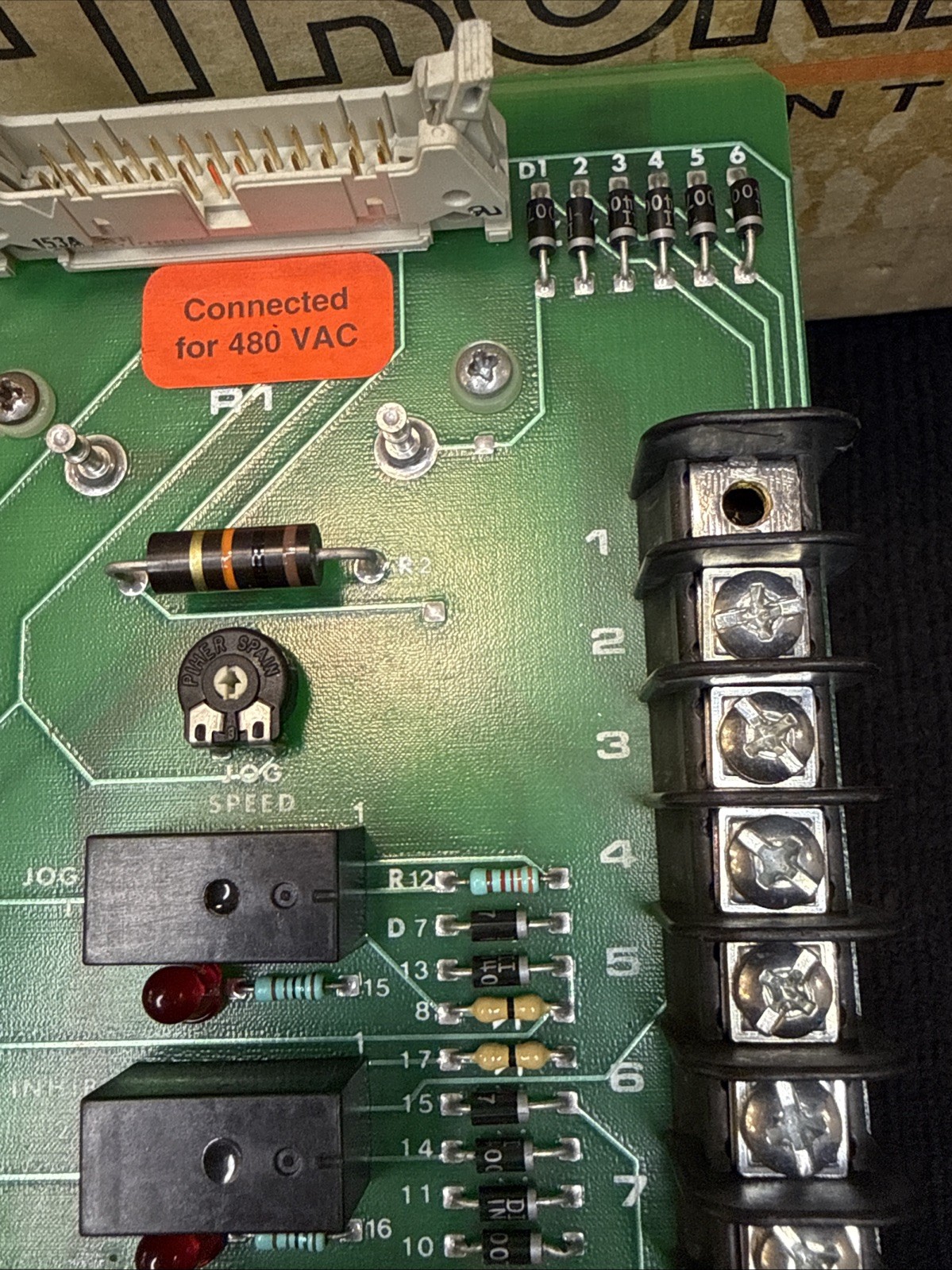 SAFTRONICS CONTROL BOARD A650-MB-2 (New) Missing One Screw
