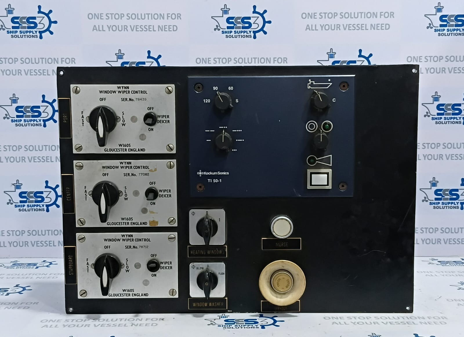 Horn Control Panel & Window Wiper Control Panel Kockum Sonics TI 50-1