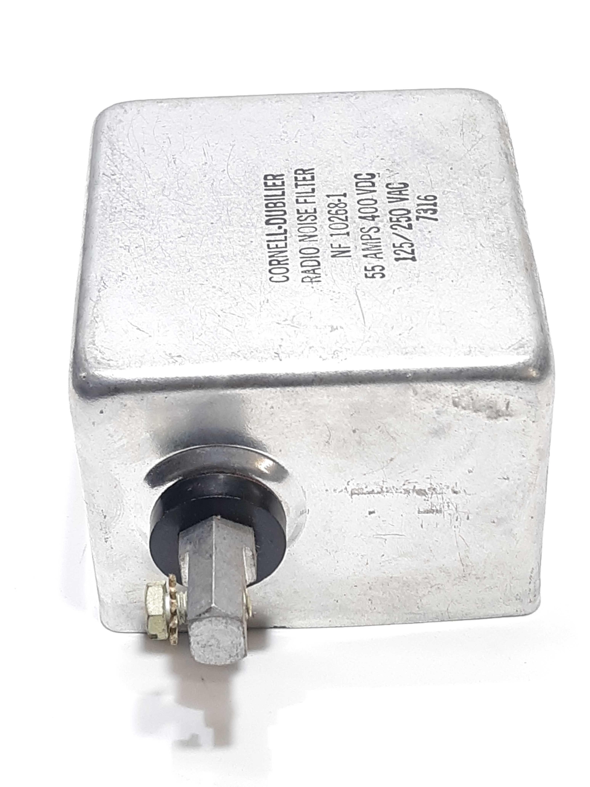 Cornell Dubilier NF 10268-1 Radio Noise Filter 55A 400VDC 125/250VAC