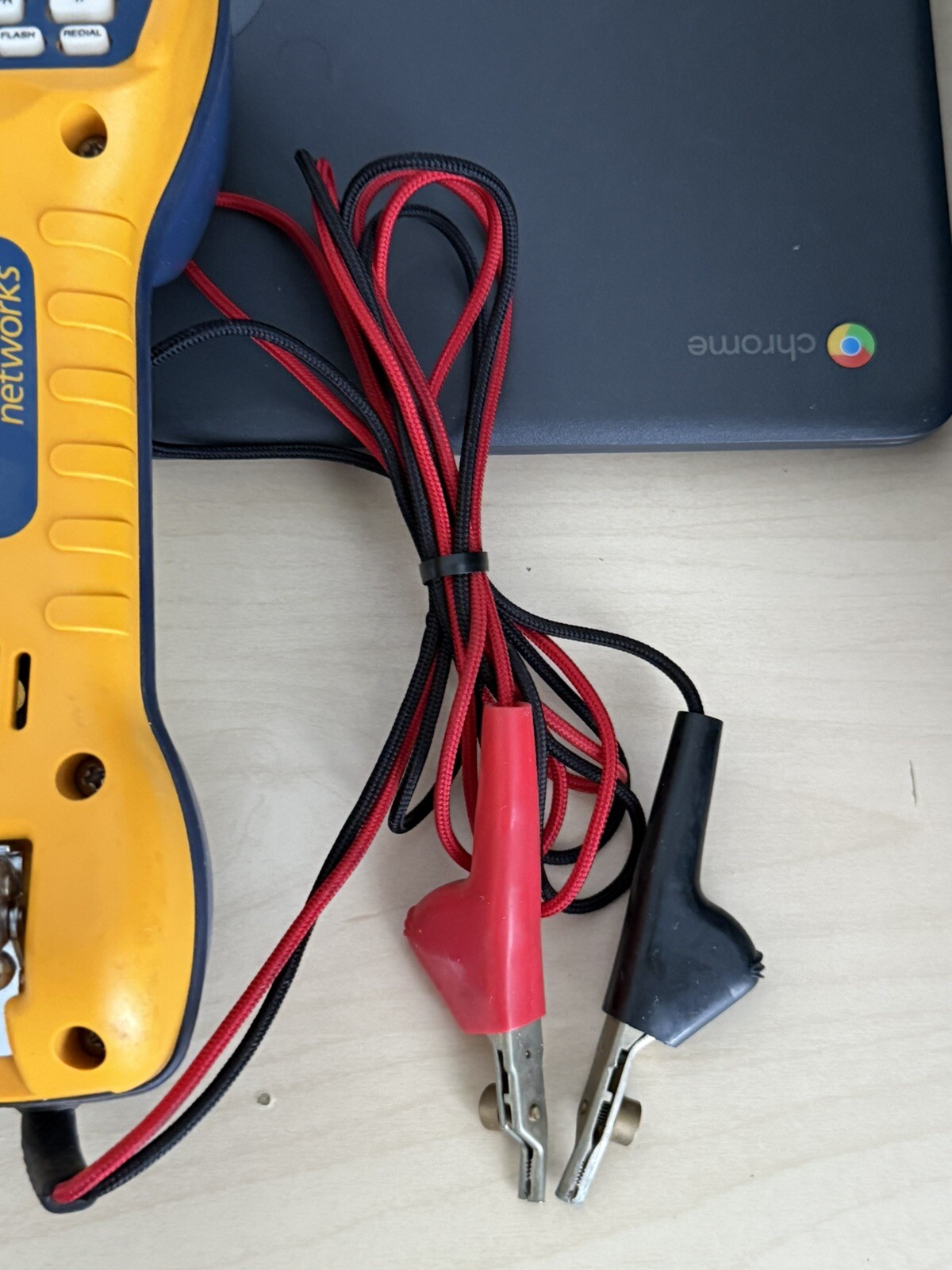 Fluke Networks TS30 Portable Test Set Telephone w/ Clips FAST SHIPPING