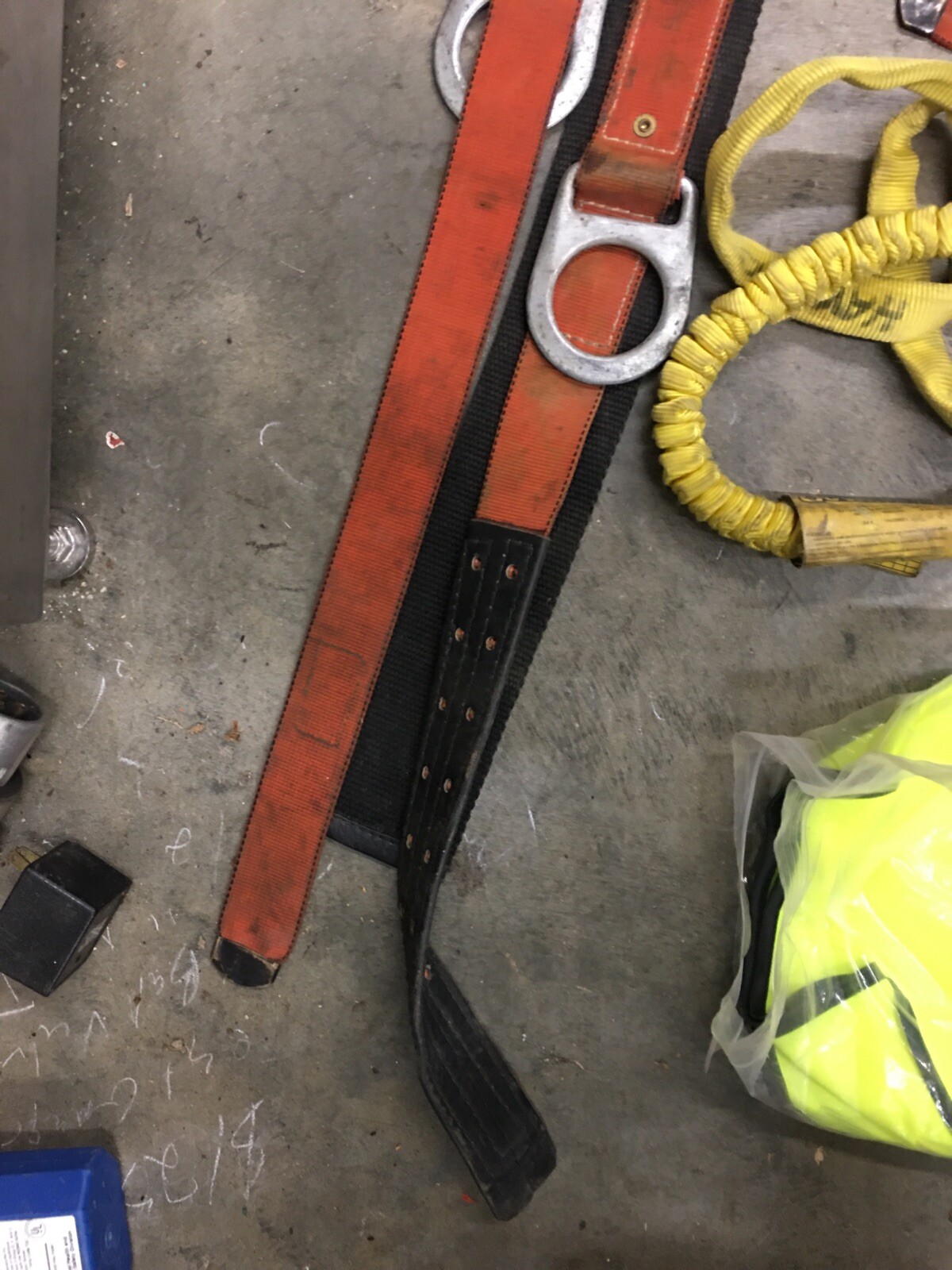 Miller, Klein, Safety Lanyards, Vests, Belts Lot, 8798B/6FTGN