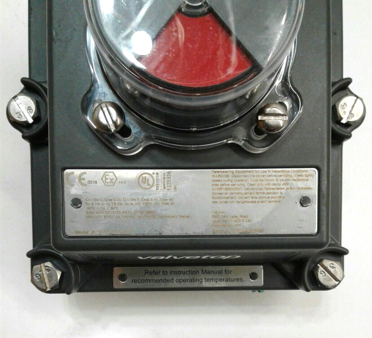 TopWorx DXP-L21GNEB Discrete Valve Controller Switchbox 2-SPDT GO Switches