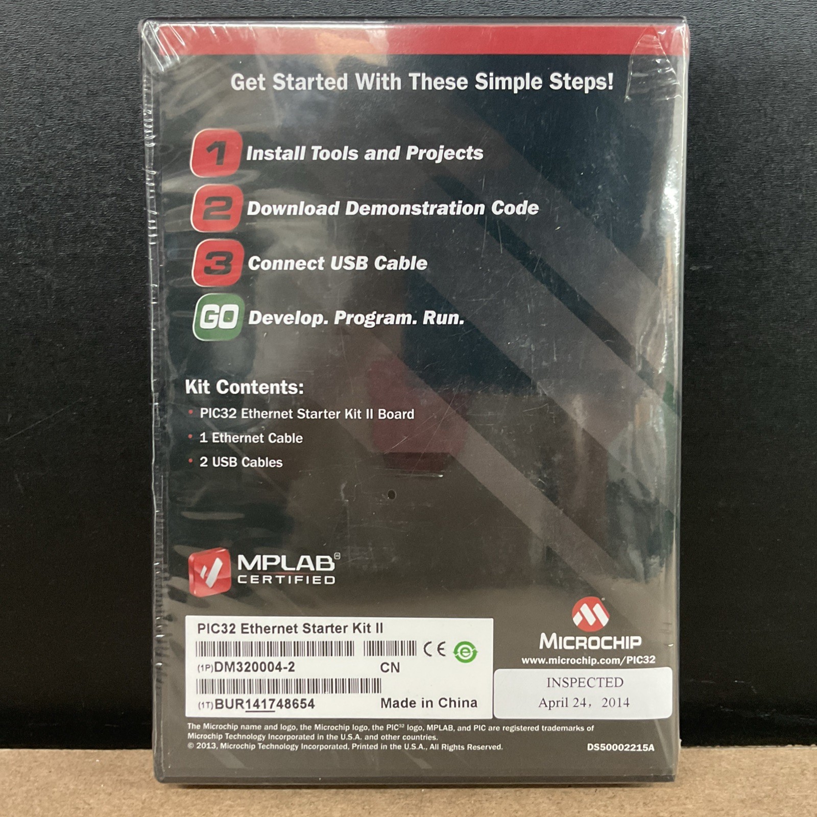 Microchip Ethernet Starter Kit II for PIC32 MCU’s DM320004-2