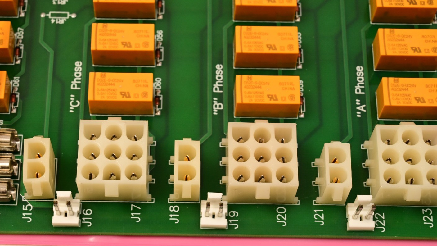 Watthour WECO 2350R PB008704 Relay PC Board BB015405 60+ Relays Amveco Toroidal