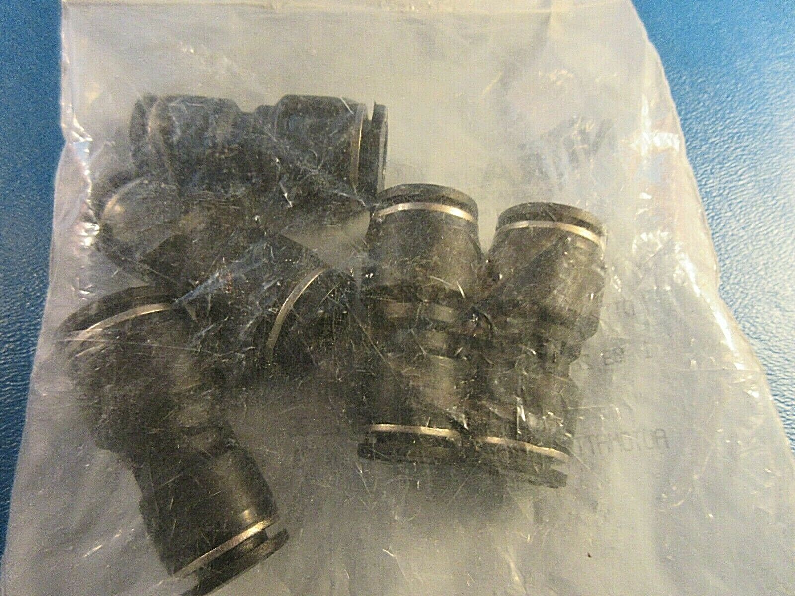 Pack of 5 Nitra Pneumatic UR12-38 Union Straight Reducer 1/2″ Tube to 3/8″ Tube